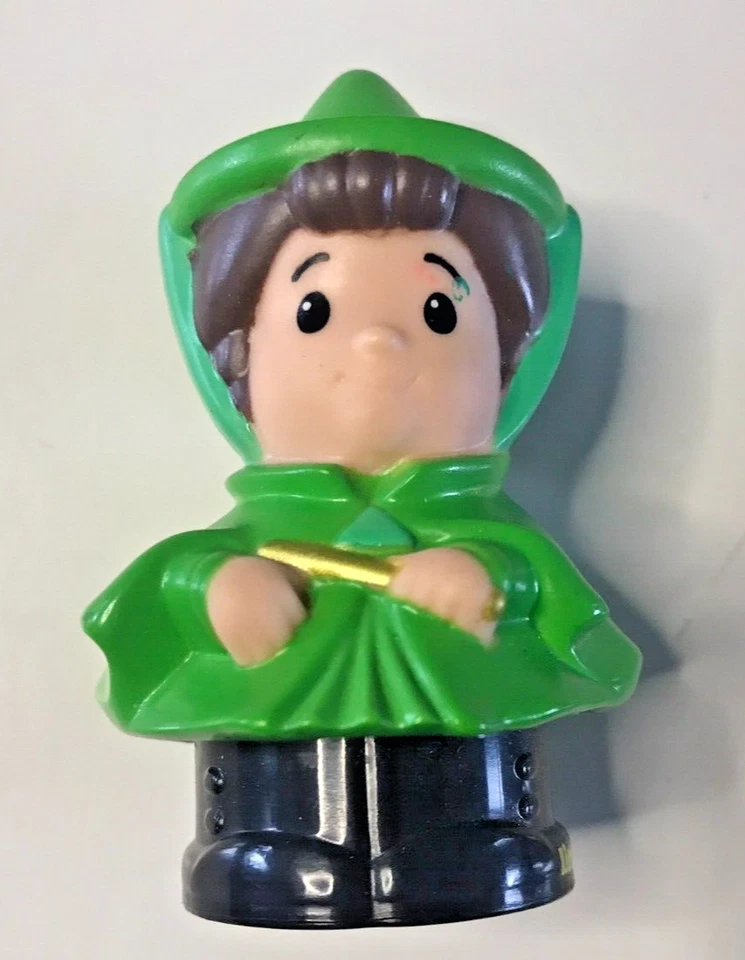 Fisher Price Little People Disney Green Fairy Godmother Princess Aurora Figure - Image 1 of 4