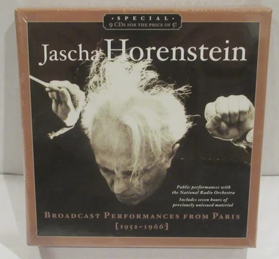 new 9 CDs - JASCHA HORENSTEIN - Broadcast Performances Paris 1952 -66 Brahms etc - Image 1 of 4