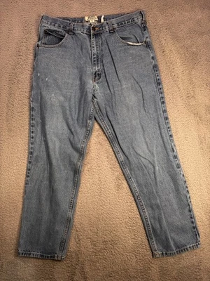 Duke Jeans Men's 36x29 Blue Straight Light Wash Authentic Fit Superior Quality - Image 1 of 4