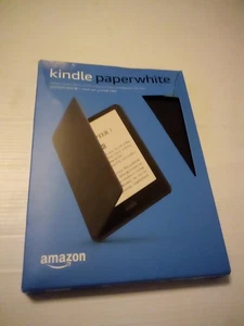 Kindle Paperwhite Cover 11th Generation Black/Gray Water Safe Fabric Open Box - Picture 1 of 4