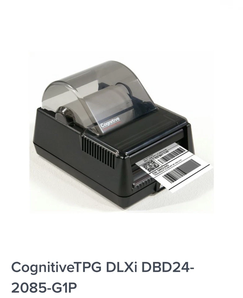 Cognitive TPG DLXi 4" Desktop Direct Thermal Label Printer, 203 dpi, USB/Serial/ - Image 1 of 1