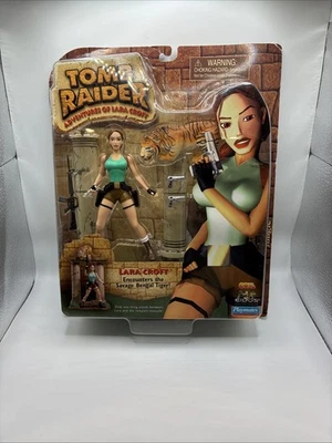 Figura Lara Croft Tomb Raider Encuentro Salvaje Tigre de Bengala Compañeros de Juego Nuevo en Caja Foto 1 de 4