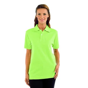 Unisex Polo Grün Apfel Gr. M Kurzarm Isacco Arbeitskleidung - Bild 1 von 1