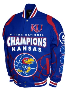 Kansas Jayhawks Franchise Club Commemorative Twill Jacket - Picture 1 of 3