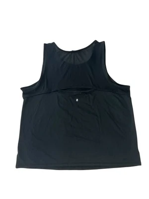 Camiseta sin mangas ID Ideology para mujer ajuste regular sin mangas M negra lisa nueva Foto 1 de 4