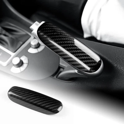 Cubierta de freno de mano central de fibra de carbono dura para Mercedes-Benz SLK 2004-2010 Foto 1 de 4