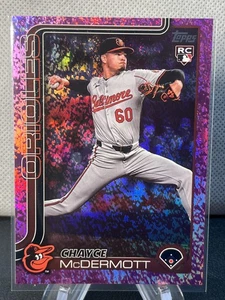 2025 Topps Chayce McDermott Pink Holo Foil #32 Baltimore Orioles - Picture 1 of 2