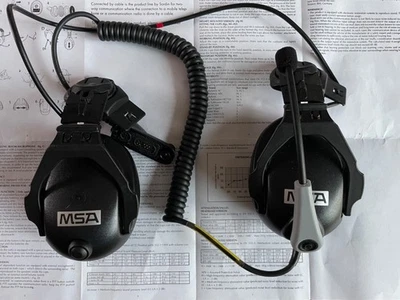 MSA SORDIN PASSIVE HELMET ATT HEADSET FOR MOTOROLA DP3400 DP4400 DP4400e DP4800e - Image 1 of 4