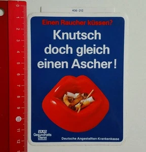 Aufkleber/Sticker: DAK Gesundheits Dienst - Einen Raucher Küssen (11051613) - Bild 1 von 1