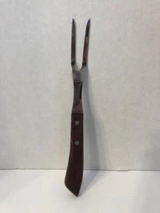 Vtg Regent Sheffield Stainless Steel Two Tine Meat Fork/Turner Composite Handle - Picture 1 of 1