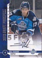12-13 ITG Draft Shea Theodore Auto Prospects Seattle Thunderbirds 2012