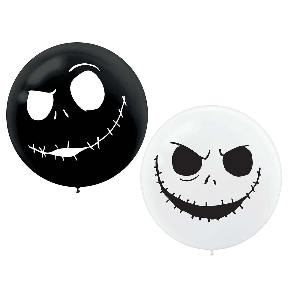 Globos de látex para decoración de fiesta de Halloween Jack película pesadilla antes de Navidad Foto 1 de 1