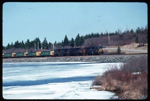 Original Rail Slide - CBNS Cape Breton & Nova Scotia 2035+ McIntyre Lake NS 1994 - Picture 1 of 1