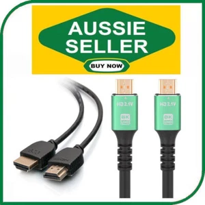 HDMI Cable 2M 4K 8K Ultra HD UHD Cord Lead for TV PC Monitor XBOX PS4 PS5 Switch - Picture 1 of 6