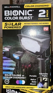 Bell + Howell Bionic Color Burst Solar Powered Outdoor Color Changing Lights - Picture 1 of 1