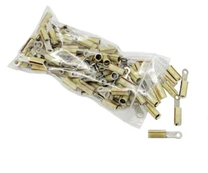 100pc Tyco Amp PIDG Ring Tongue Terminal, 12-10 Wire 300v Tetra Crimp 408-2049-4 - Picture 1 of 6