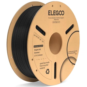 ELEGOO PLA plus Filament 1.75Mm Black 1KG, PLA+ Tougher and Stronger 3D Printer - Picture 1 of 12