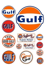 1:25 G scale model Gulf gasoline station gas signs - Picture 1 of 1