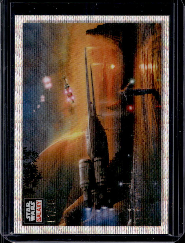 2023 Topps Chrome Star Wars Galaxy Dawn of the Rebellion Wave Refractor #91/99