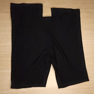 Nike Black Bootcut Stretchy Pants Front Zip 4-6 - Picture 1 of 9