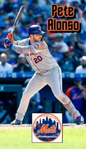 Pete Alonso New York Mets Baseball Refrigerator Magnet #2 Cover