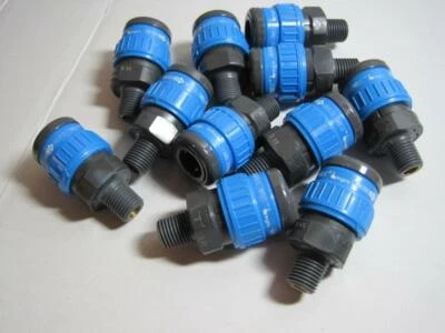 LEGRIS/NITTO KOHKI HI CUPLA ACE 1/4 NPT COUPLING HA-20SM NEW LOT OF 10