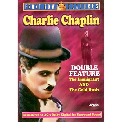 Charlie Chaplin: The Immigrant / The Gold Rush (DVD, B&W) NEW - Image 1 of 2