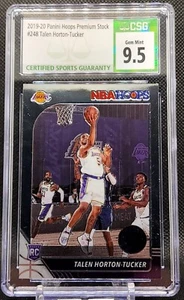 Talen Horton-Tucker 2019 Hoops Premium Stock Rookie RC 248 CSG 9.5 - Picture 1 of 1