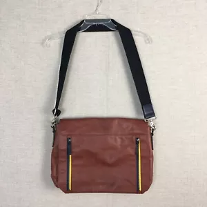 Borsa messenger in pelle Ben Minkoff ""Village"" valigetta marrone tracolla uomo - Foto 1 di 12