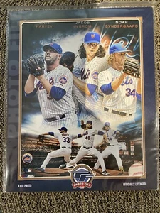 NYM Noah Syndergaard Jacob DeGrom Matt Harvey MLB Officially Licensed 8x10 Photo - Picture 1 of 1