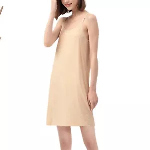 Vestido ligero sin mangas completo para mujer para debajo del vestido sin mangas cami ropa interior - Imagen 1 de 12