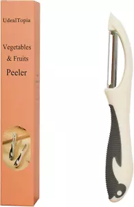 Stainless Steel Vegetable and Fruit Peeler, Swivel Straight Peeled Gadget for Ki - Picture 1 of 12