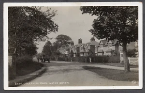 Postcard Water Orton nr Birmingham houses Coleshill Road posted 1914 RP Ryberg - Picture 1 of 2