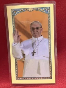 Bonella Holy Card by W. J. Hirten Co. Pope Francis - Picture 1 of 3