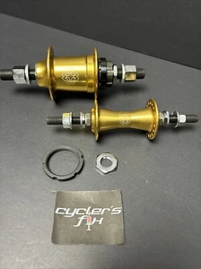 NOS Rare Mosh Bmx 36H Anodized Gold Cassette Rear Hub Set Sealed 14mm Hub GT - Picture 1 of 24
