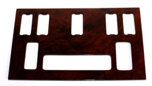 HEIZUNG KLIMABLENDE WURZELHOLZ HOLZ FÜR MERCEDES W126 SE SEL SEC NEU 6 - Picture 1 of 2