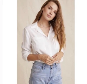 Anthropologie Cloth & Stone Button Down in White. NWT. Size PS. Retail- $128 - Picture 1 of 7
