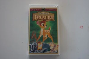 Bambi: 55th Anniversary Walt Disney's Masterpiece (VHS, Limited Edition) # 9505 - Picture 1 of 5
