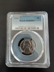 1956 Jefferson Nickel MS65FS - Picture 1 of 2