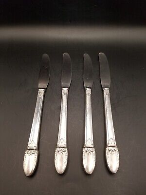 Vintage 1847 Rogers Bros IS First Love Knives Flatware/Silverware Lot Of 4 • 26.71$