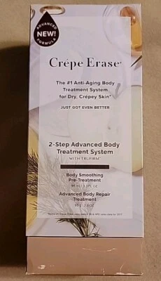NUEVO Sistema de Tratamiento Reparación Suavizante Corporal Avanzado de 2 Pasos Crepe Erase con Tufirm Foto 1 de 4