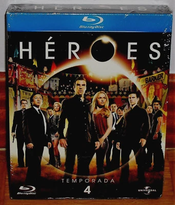 HEROES 4ª TEMPORADA COMPLETA 4 BLU-RAY NUEVO PRECINTADO SERIE (SIN ABRIR) R2 - Imagen 1 de 4