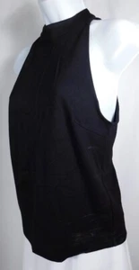 Blusa túnica sin mangas para mujer CLUB MONACO negra tejida cuello simulado talla 4 - Imagen 1 de 5
