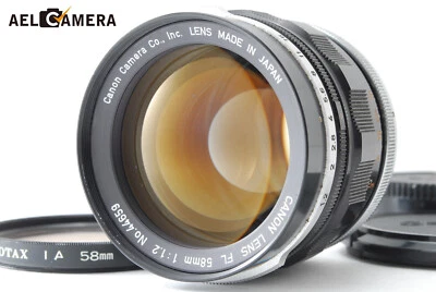 【EXC+5】 Canon FL 58mm f1.2 MF enfoque manual lente Prime estándar FD de JAPÓN - Imagen 1 de 4