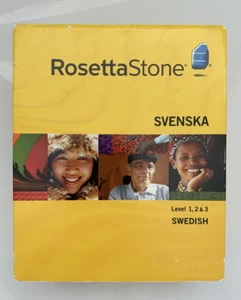 Rosetta Stone Swedish Level 1,2 & 3 Full Course Svenska UK SELLER - Picture 1 of 4