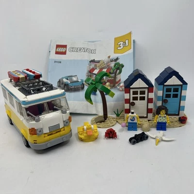 LEGO Creator 3 in 1 Beach Camper Van (31138)  99% Complete - Image 1 of 4