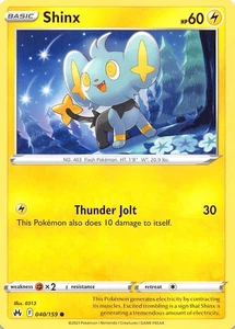 Shinx (40) 040/159 Crown Zenith Pokemon 008990 - Picture 1 of 2