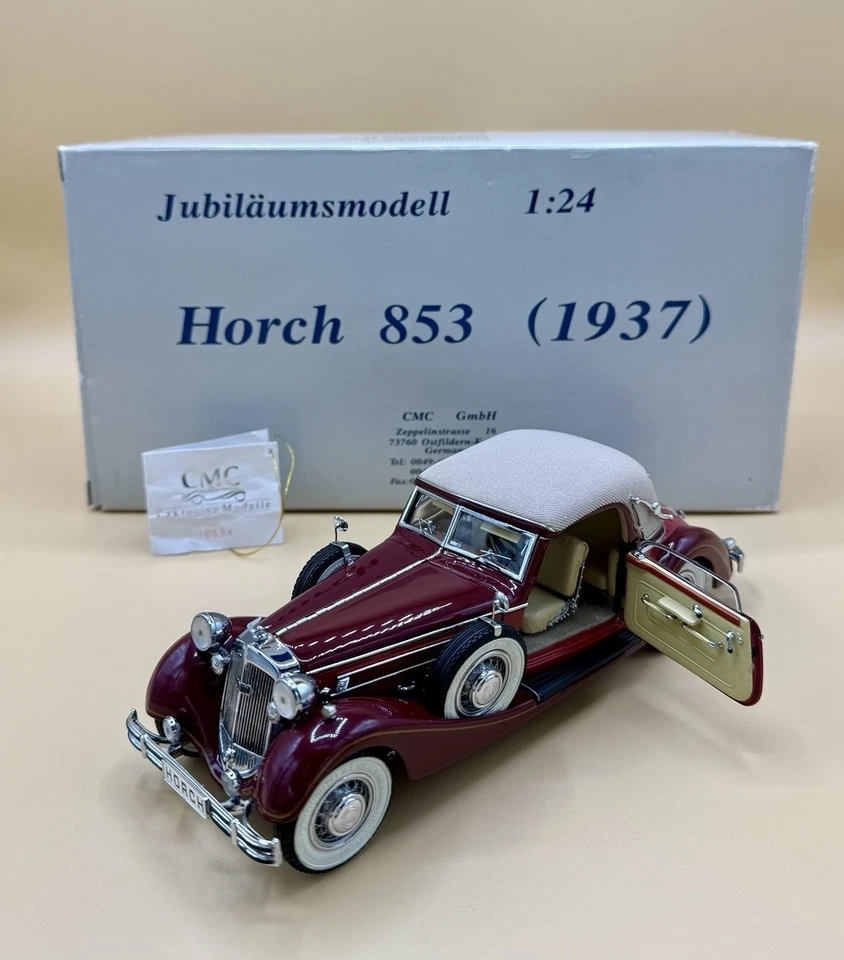 Neuwertiger CMC Horch 835 Jubiläumsmodell 1:24 OVP - Bild 1 von 4