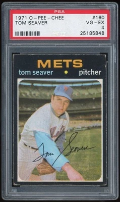 O-Pee-Chee #160 1971 Tom Seaver PSA 4 *5848 Foto 1 de 2