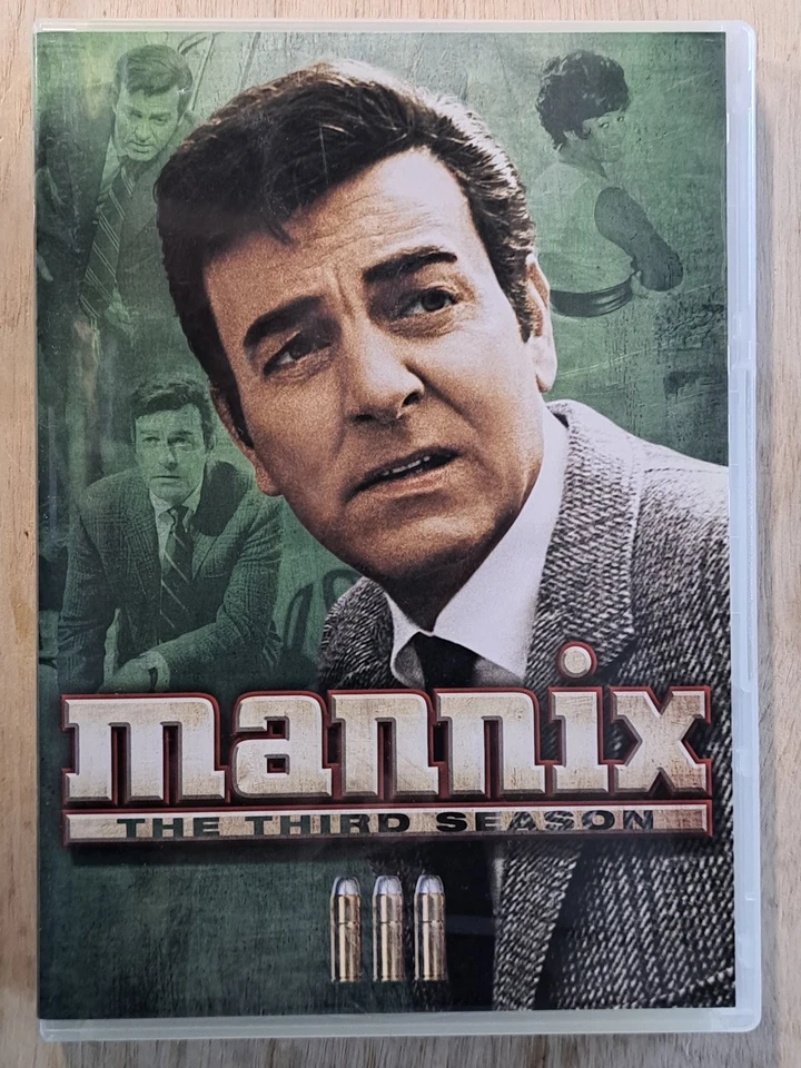 Mannix The Third Season DVD 1969-1970 Mike Connors Gail Fisher 6-Disc Set Foto 1 de 4